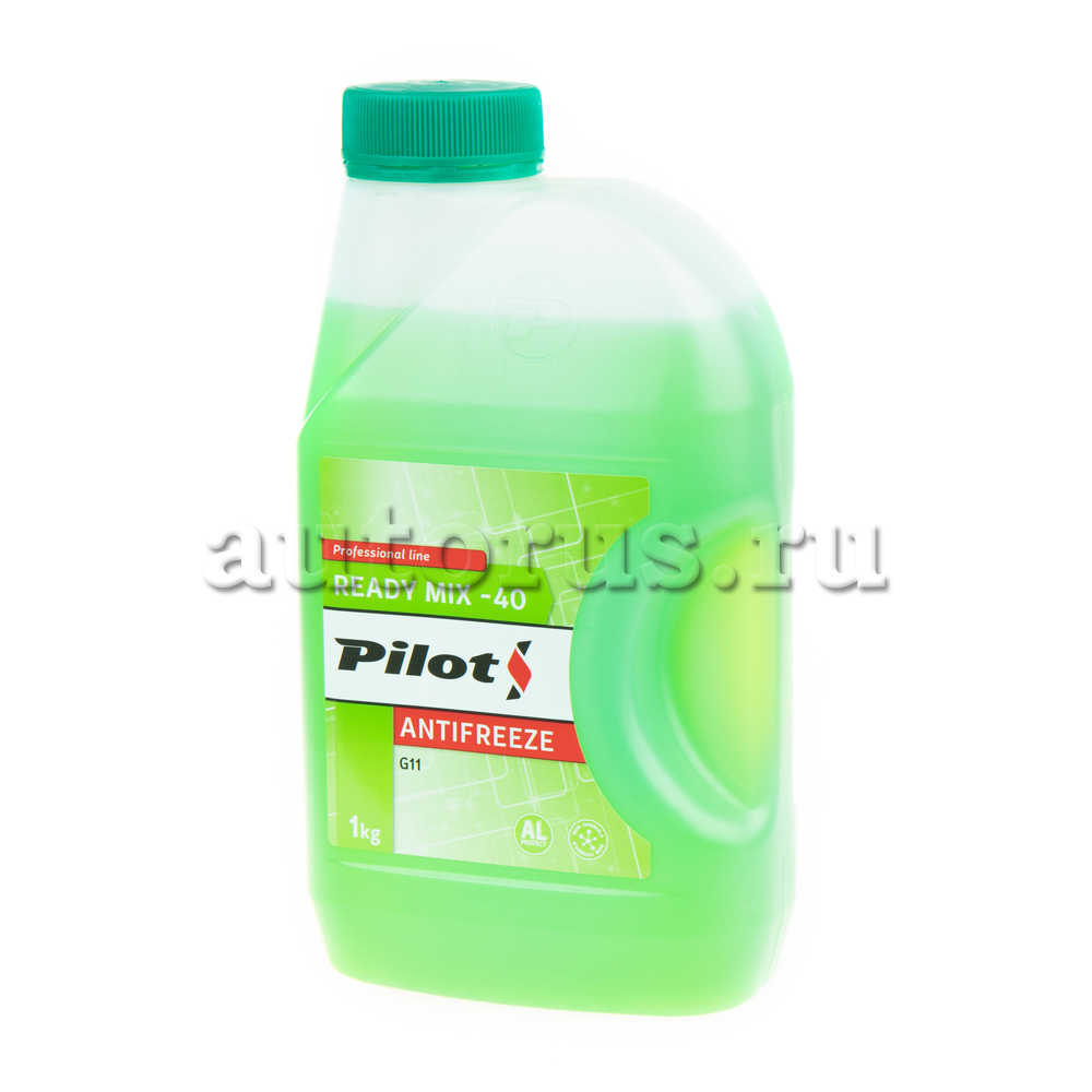 Антифриз PILOTS Green Line 40 G11 готовый -40C зеленый 1 кг 3205