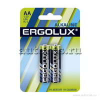 Батарейки ERGOLUX LR6 BL-2 11747 АА 1.5В компл. 2шт. ERGOLUX 11747