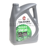 Масло моторное Takayama Motor Oil 10W-40 полусинтетическое 4 л 605518