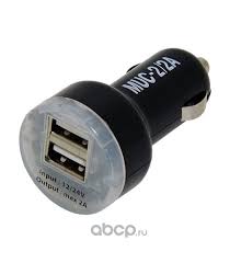 Прикуриватель(переходник) MYSTERY MUC-2/2A, 2 USB