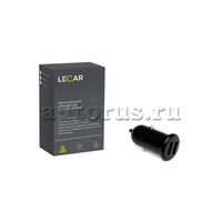 Адаптер автомобильный 2хUSB 2.1А в прикуриватель 12/24В LECAR LECAR000045209