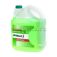 Антифриз PILOTS Green Line 40 G11 готовый -40C зеленый 10 кг 3203