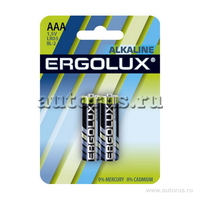 Батарейки ERGOLUX LR03 BL-2 11743 ААА 1.5В компл. 2шт. ERGOLUX 11743