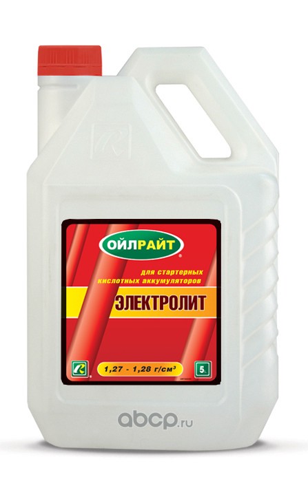 Электролит 1,28 г/куб.см 5л OILRIGHT 5503