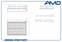 Фильтр воздушный HYUNDAI (Sonata LF) (2,0) (150 л.с.) (2,4) (2014-) AMD AMDFA329