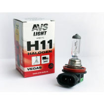 Лампа галогенная AVS Vegas H11.24V.70W (1 шт.)