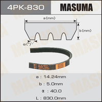 Ремень поликлиновый 4PK 830 MASUMA 4PK-830